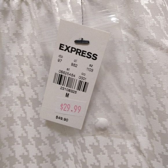 High Neck Houndstooth Pattern Top - Picture 10 of 16